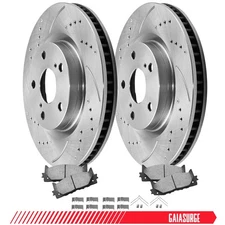 Front Disc Brake Rotors Brakes Pads for Lexus ES300h ES350 Toyota Camry Avalon