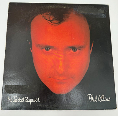 Phil Collins No Jacket Required 1985 Atlantic 81240-1-E 12'' Black LP Stereo