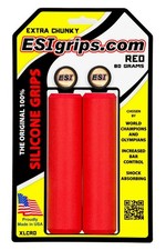 ESI Bar Grips MTB Extra Chunky Silicone Red One Size