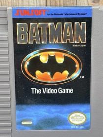 Batman El Videojuego Nintendo Entertainment System NES 1990 Probado y Funcionando