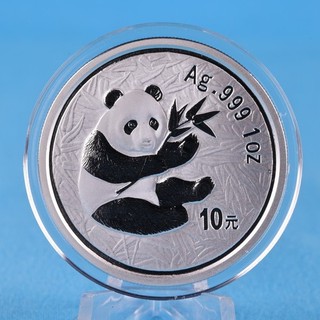 China 10 Yuan 2000 Panda 1 OZ Silber ST