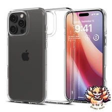 NEW Spigen iPhone 16 Pro Max Clear Case with Strap Hole Military Standard Bumper