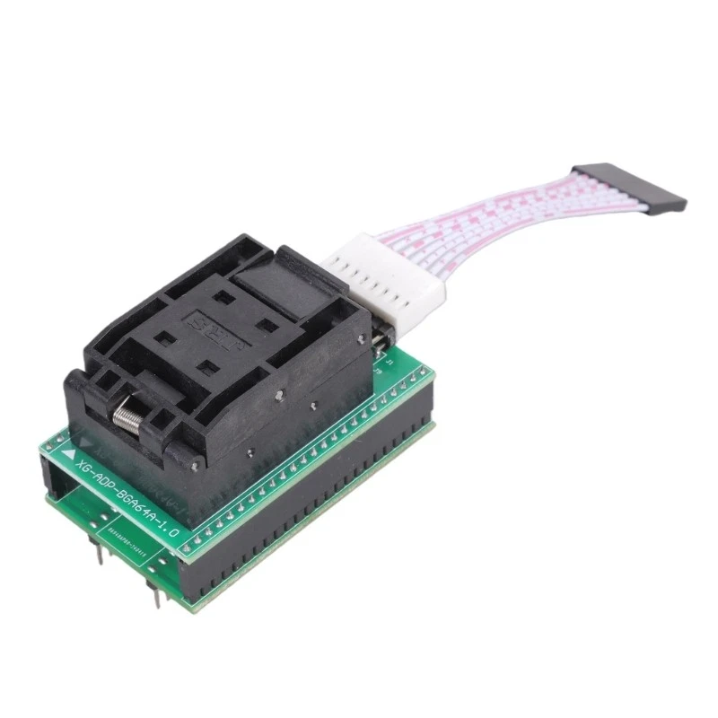 Enchufe de prueba programador de chips multifuncional BGA64P-1.0 BGA64 PC48 programador Foto 3 de 4