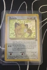 Wizards of the Coast Pokemon TCG Base Set Meowth 56/102 1999 Common Unlimited