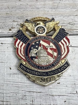 Rare 2017 Trump Pence Joint Task Force 58th PRESIDENTIAL INAUGURATION Coin