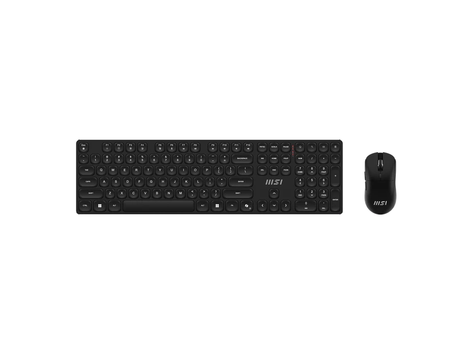 MSI Forge K210 Wireless Keyboard & Mouse Combo - Low Profile, Tactile, up to 120 - Image 2 of 4