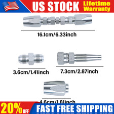 2 Hydraulic Hose Repair Kits - 3/8 ID 2-Wire Hose Reusable Field Repair Fitting