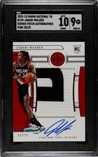 2022-23 National Treasures Jabari Walker Rookie 20/25 Patch Auto RPA SGC 9 Mint