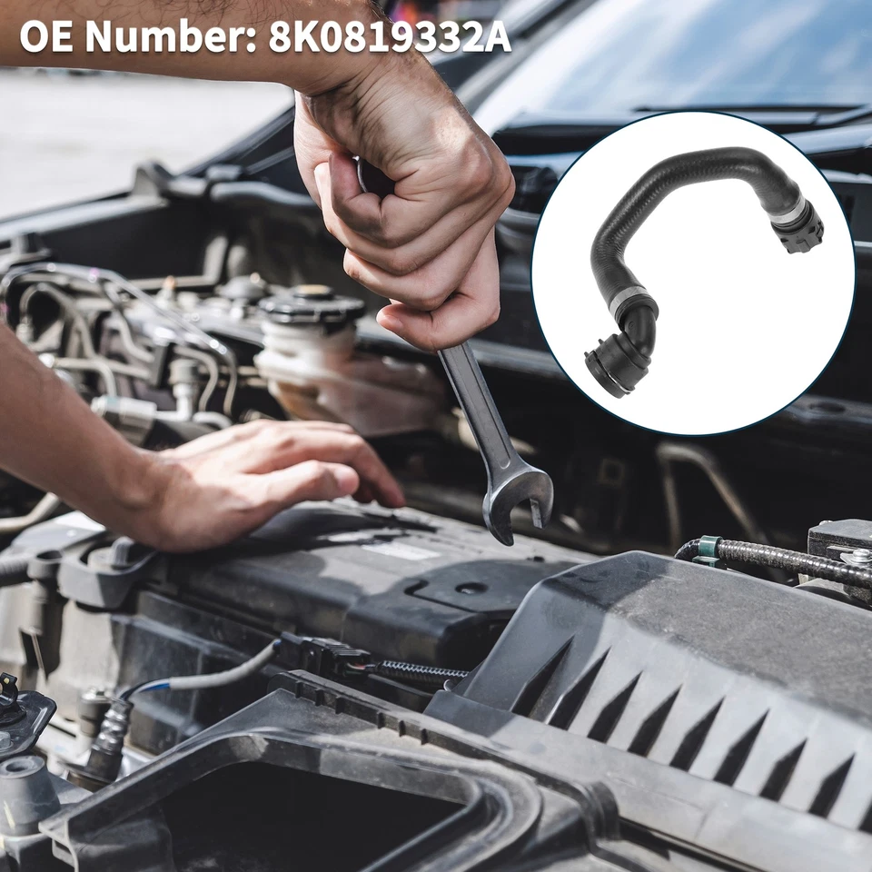 Manguera Calefactora Audi A5 2011-2016 A5 Quattro 2011-2017 Nº8K0819332A Goma Foto 3 de 4