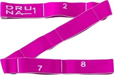8-Loop Resistance Stretch Band – Elastic Fitness Strap for Yoga, Pilates, Dance,
