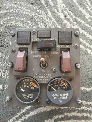 737 Classic Overhead Generator Oil, Temperature, Warning, Lights And Switches