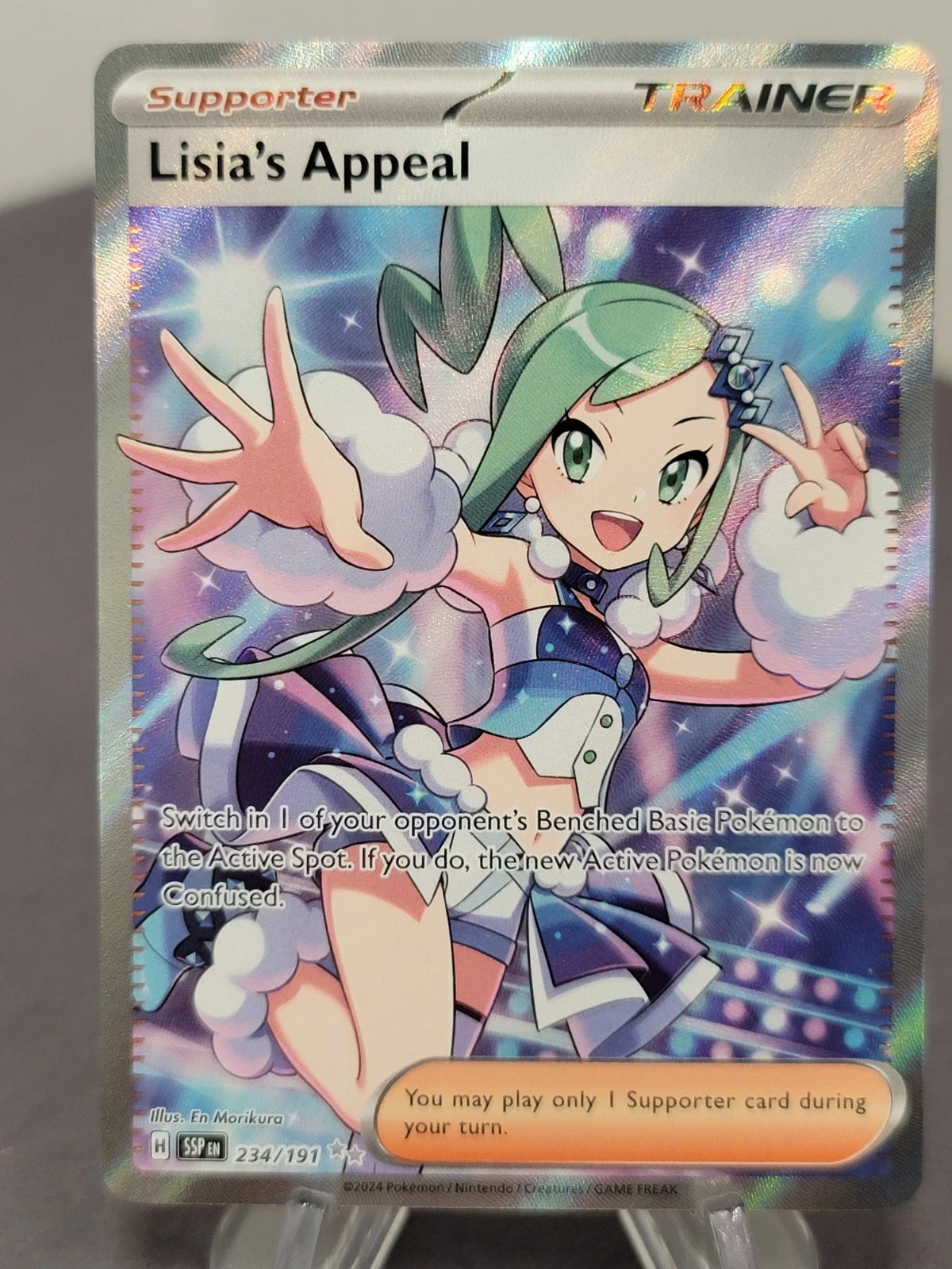 Lisias Appeal 234/191 Ultra Rare Pokemon TCG Surging Sparks LP
