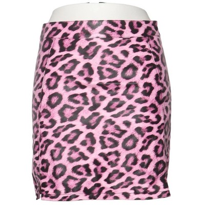Miss Selfridge, Rock, Größe: 38, Pink/Schwarz, Polyester/Polyurethan #c8E