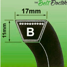 B Section V Belt B25&ndash;B85 17mm x 11mm Drive Belt Linmax