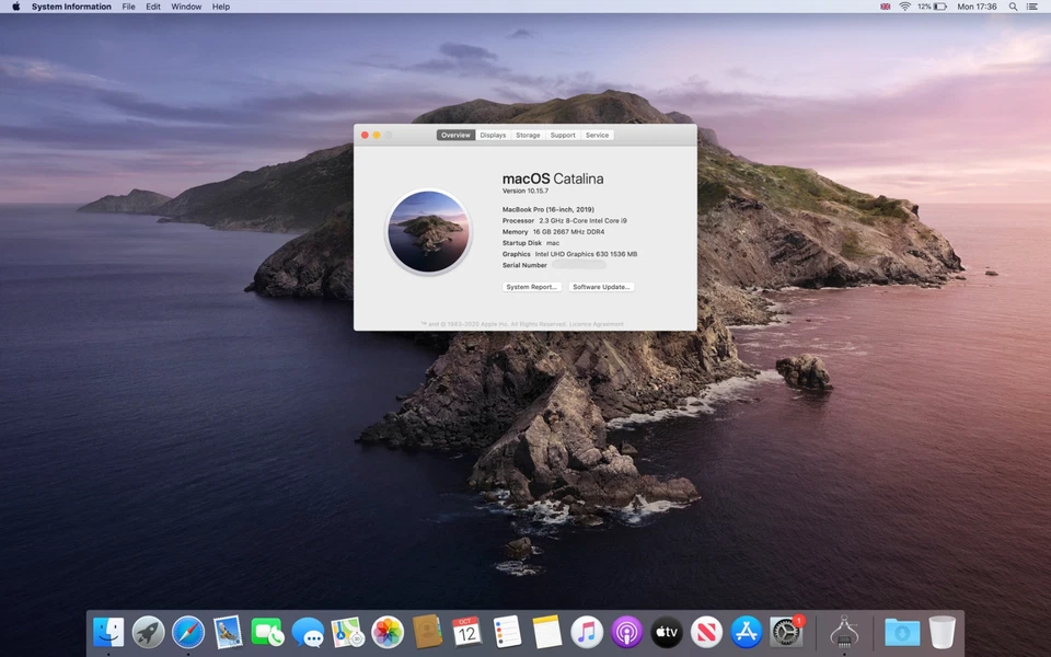 Apple MacBook Pro 16" i9 1TB SSD 16GB RAM – Excellent Condition – Boxed, photo 2 of 5