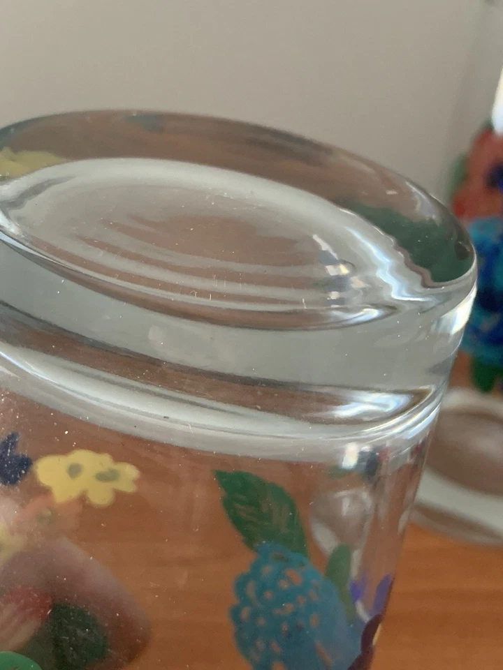 Juego de 4 vasos de beber Pioneer Woman Dalias deslumbrantes Foto 2 de 3