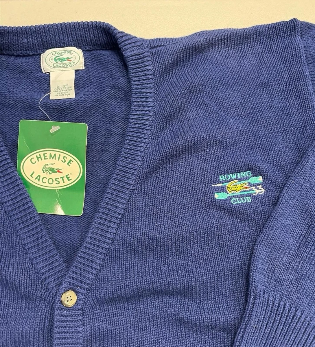 Lacoste Cardigan Blue Sweaters for Men for sale | eBay