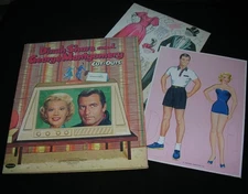 1959 DINAH SHORE & GEORGE MONTGOMERY CUT OUT PAPER DOLLS  WHITMAN #1970 UNCUT