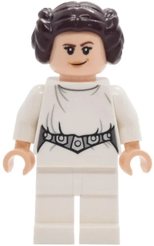 NEW LEGO Minifig Princess Leia - White Dress SW1459 75419 Death Star - UCS