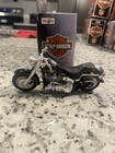 Maisto 1999 Harley-Davidson FLSTF Fat Boy Vivid Black - 1/18 diecast    NO BOX — photo 2