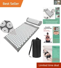 Acupuncture Mat and Pillow 28.7 x 16.5 - Holistic Pain Relief & Relaxation Set