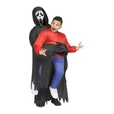 Scream Ghost Face Piggyback Inflatable Child Costume  One Size Fits Up to 14