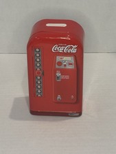 Coca-Cola Vending Machine Tin Bank Red Drink Coca-Cola Coke Retro