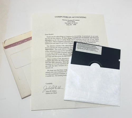 Rare 10 time-savings spreadsheet templates for Accountants Floppy Disk