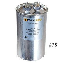 TitanPro TRCFD355 HVAC Round Dual Motor Run Capacitor 35/5 MFD/UF440/370 Volts