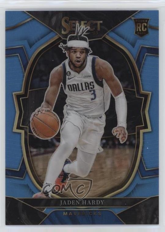 2022-23 Panini Select Concourse Light Blue Prizm 224/299 Jaden Hardy #80 14t3