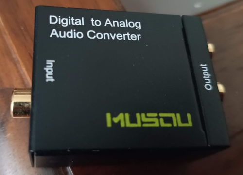 Musou Convertitore Digitale Analogico - Nero - Foto 1 di 3