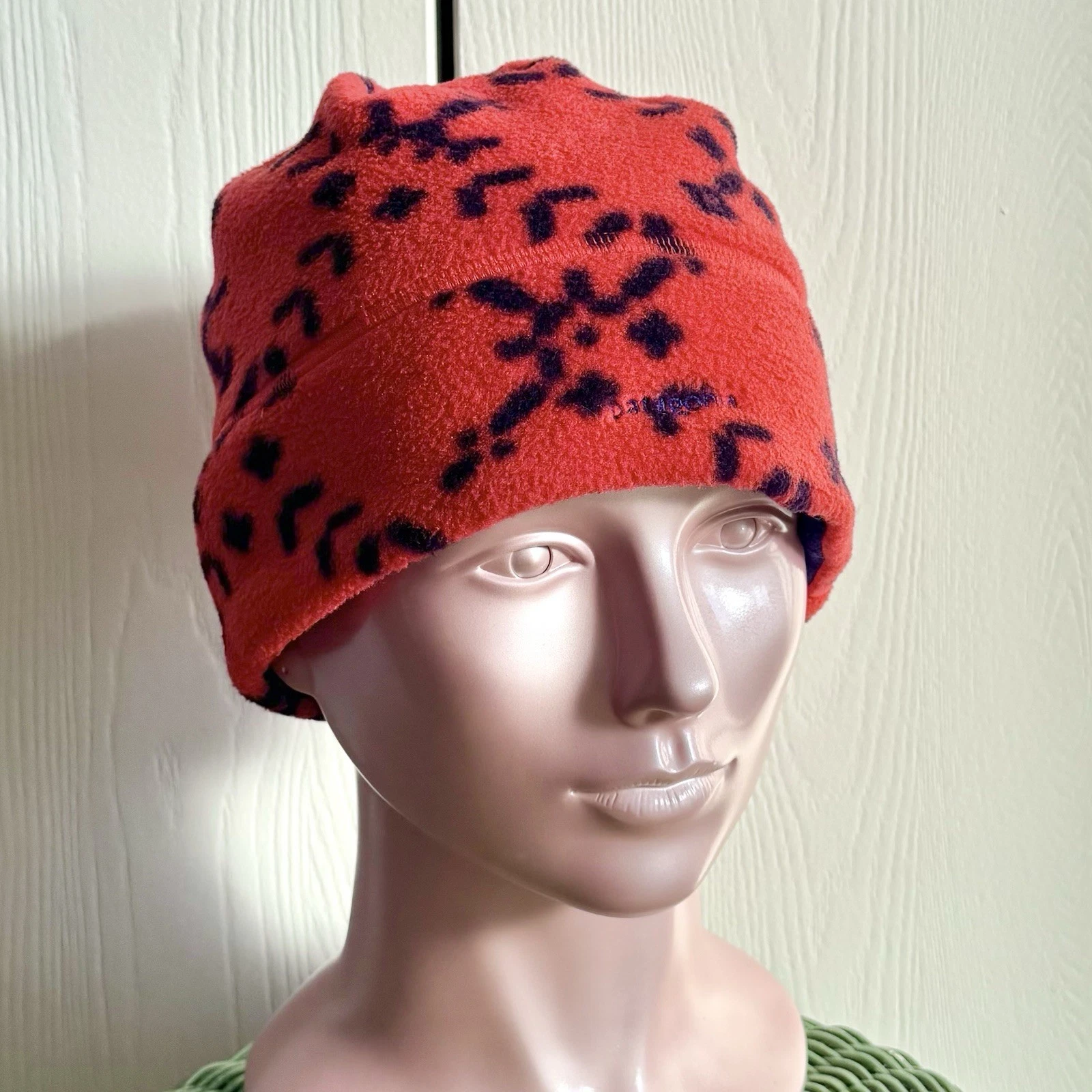 EXTREMELY RARE vintage 90's Patagonia Synchilla fleece hat beanie Aztec