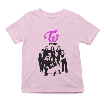 Twice K Pop band Girl Band Konzert Fan Kinder T-Shirt 98 - 164 Baumwolle