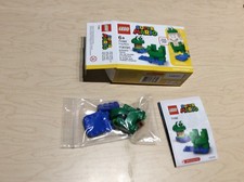 EUC LEGO Super Mario 71392 Frog Mario 100 2021 Power-Up Pack 11pcs Suit