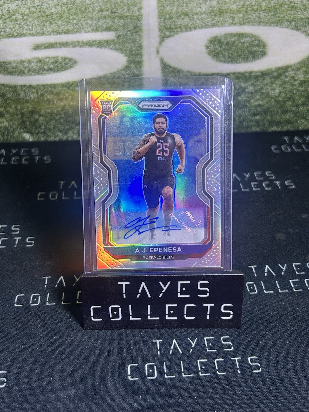 2020 Panini Prizm - Rookie A.J. Epenesa #313 Silver Prizm Autographs (AU, RC)