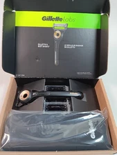 GilletteLabs With Exfoliating Bar Shaving Razor For Men, 1 Handle, 3 Blade... 