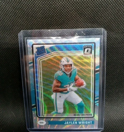 Jaylen Wright 2024 Donruss Optic Wave #/300 Rookie #249
