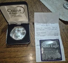 2000 American Silver Eagle 1 oz .999 Fine Silver Coin w/ Box & Receipt