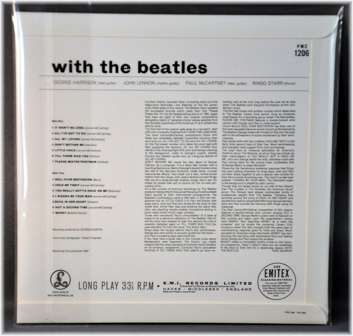 The BEATLES With The Beatles Japan MONO Mini LP CD Real PMC The BEATLES With The Beatles Japan MONO Mini LP CD Real PMC