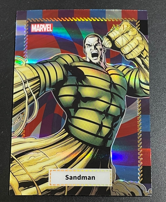 2025 Kakawow Aura Marvel CHECK Refractor #AM-CH-74 Sandman 71/75 GC