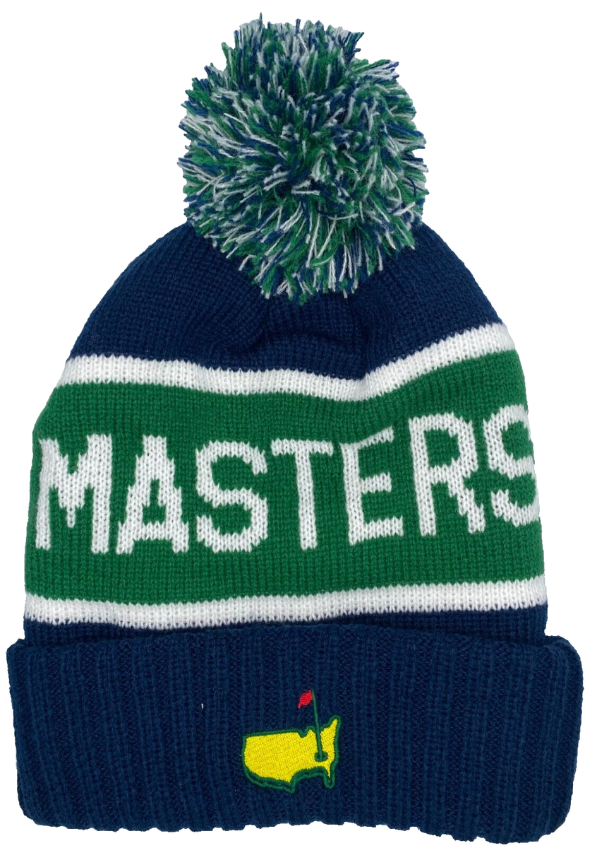 2026 Masters Navy Toboggan Men's Stocking Cap Hat Augusta National