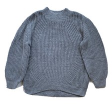OLD NAVY Girls Sweater Textured Knit Blouson Sleeve Grey NWT XS 5 MEDIUM 8