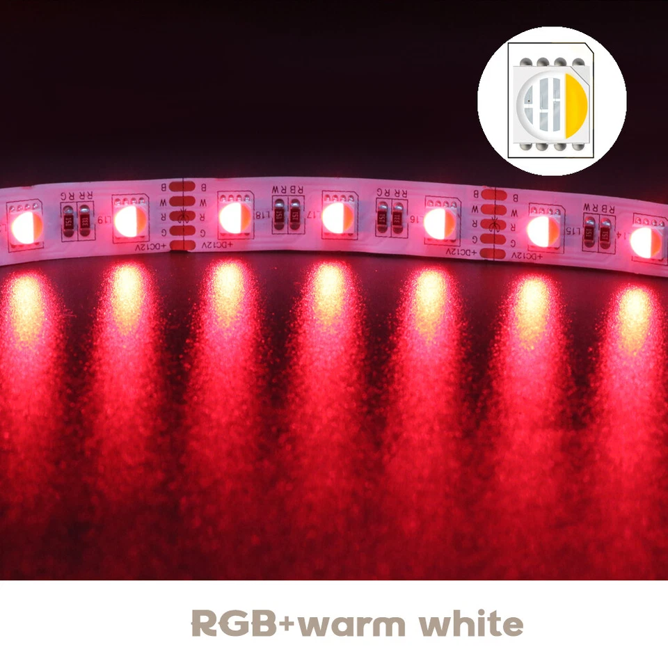 12V 24V LED Streifen Stripe SMD 5050 Warmweiß Kaltweiß RGBW Leiste Dimmbar Band - Bild 3 von 4
