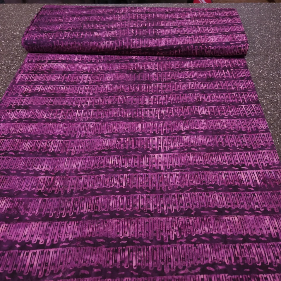 Jewel Batik BTY Sarah J Marcus Fabrics Tonal Purple - Image 3 of 3