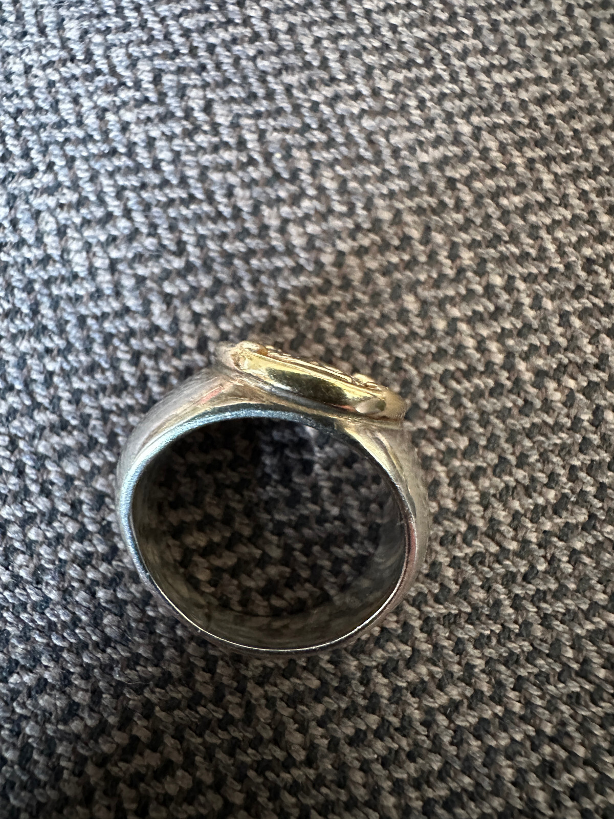 Solid Sterling & 14k Signet Ring - Alexandar the … - image 9