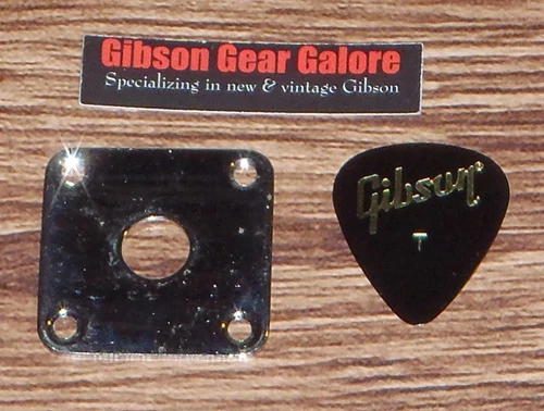 Gibson Les Paul Jack Plate Output Nickel Cord Guitar Parts Classic Jackplate R9