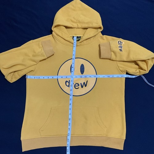 Drew Skate House Yellow Hoodie Unisex Juniors Size Medium - Picture 3 of 9