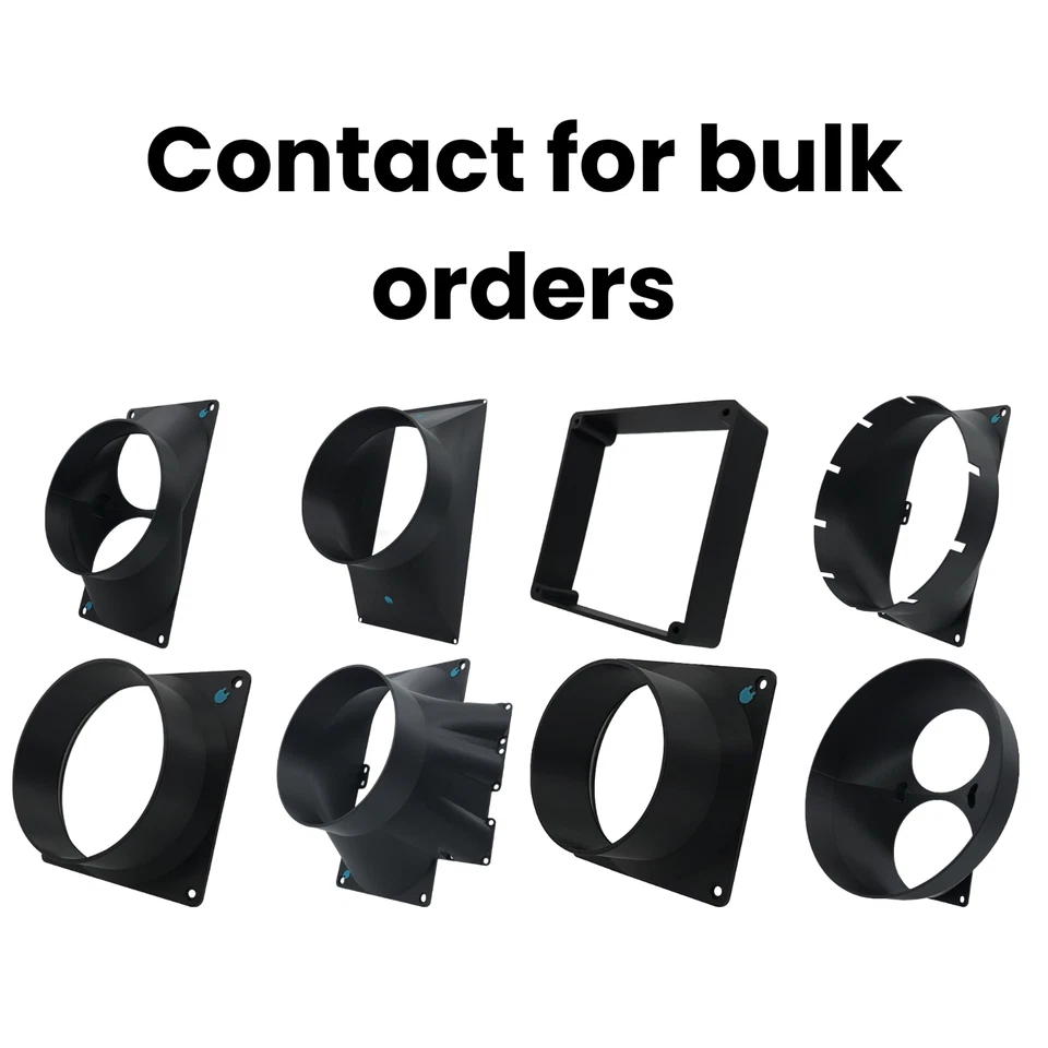 Antminer S17 Front + PSU to 8 Inch - Fan Shroud Adapter Silencer Cooling Crypto - Image 3 of 3