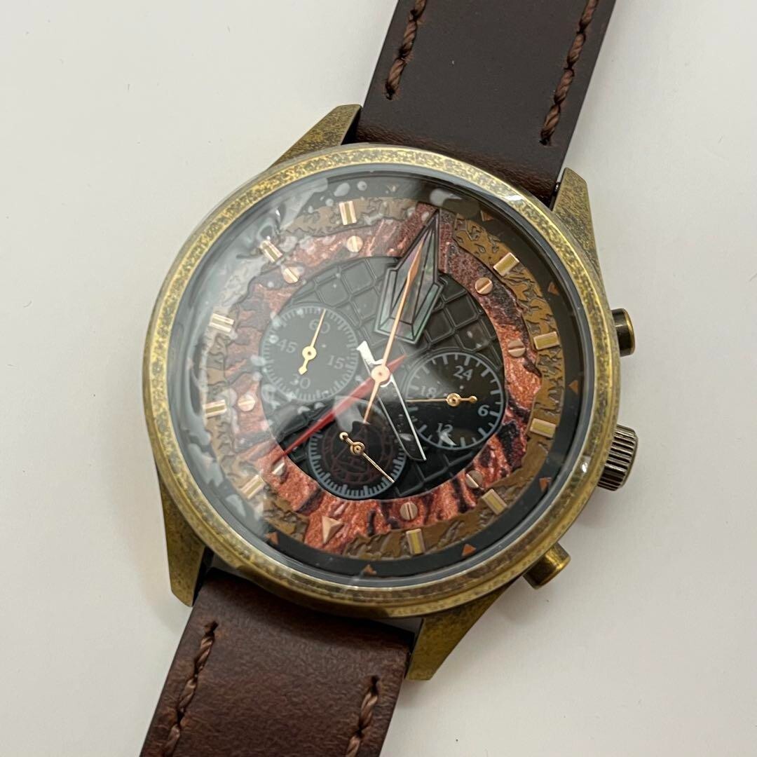 Silent Hill 2 Red Pyramid Thing Watch Super Groupies Brown Leather