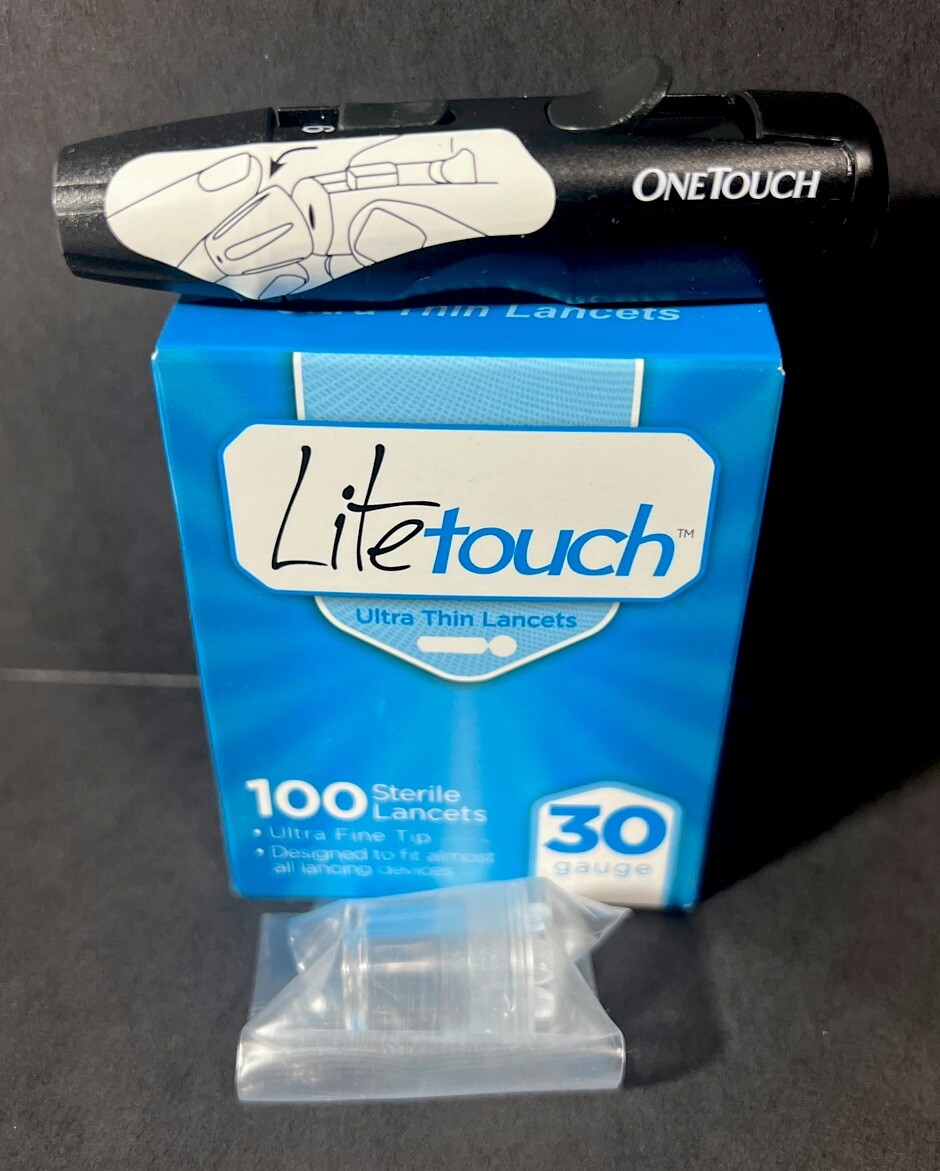 ULTRA poker lance black Device with Clear AST cap plus 100